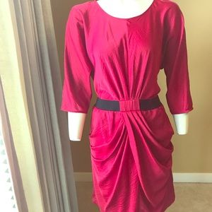 Red BCBG Maxazria dress